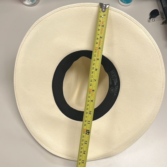 Rodeo Cowgirl or cowboy western stiff hat made in Mexico / preowned size medium - Picture 10 of 15